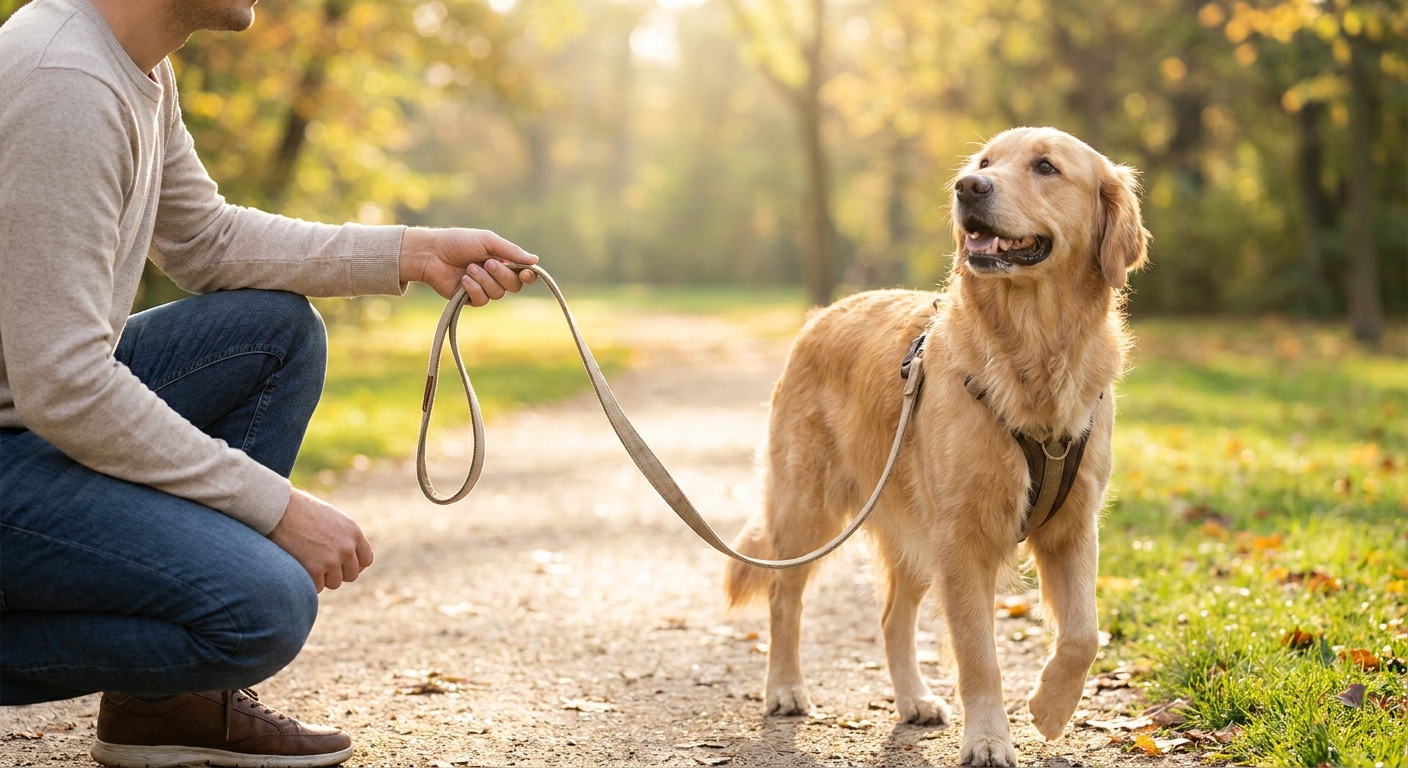 How to train your dog to walk on a loose lead