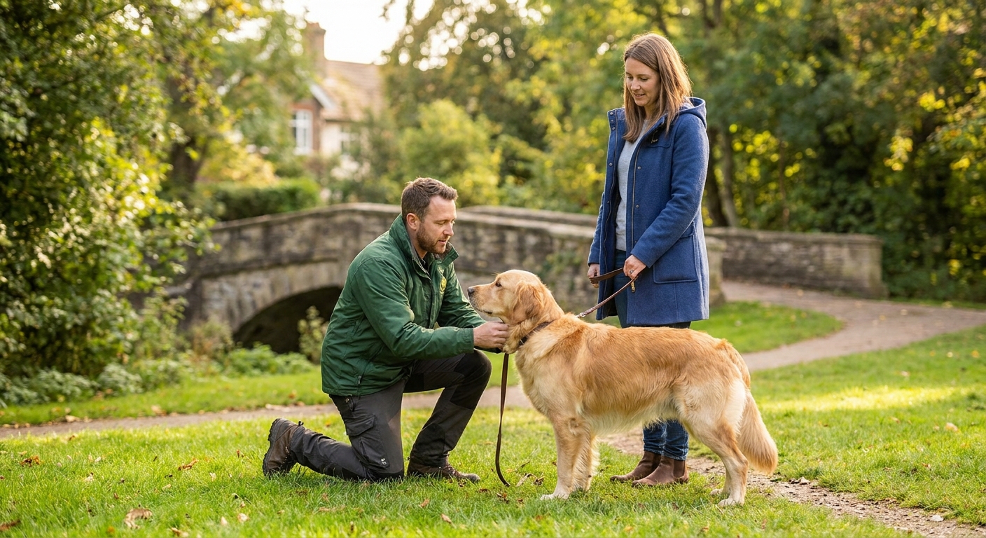 One-to-one dog training for Leatherhead dog owners