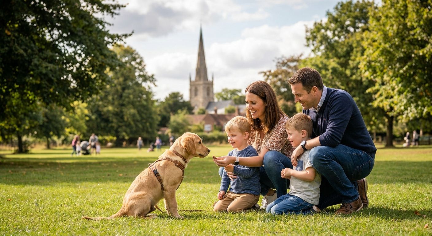 Puppy training for Ashtead families