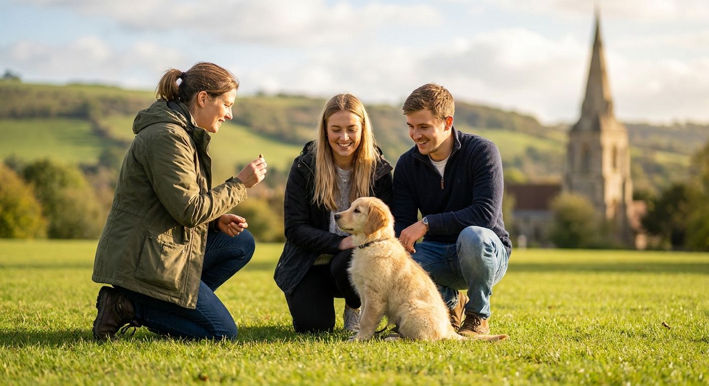 Puppy training for Dorking families